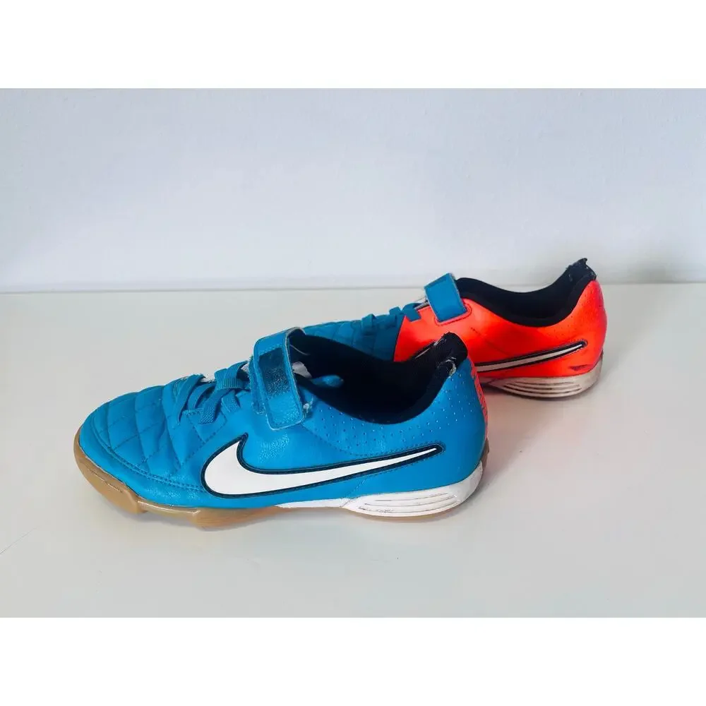 Nike Authentic Jr Tiempo V4 Indoor Soccer Shoes Size 4.5Y